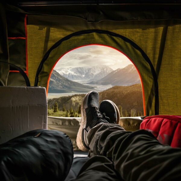 Trekker Rooftop tent Hut M, green - Image 5