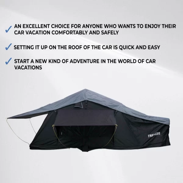Trekker Rooftop tent Cabin L, black - Image 4