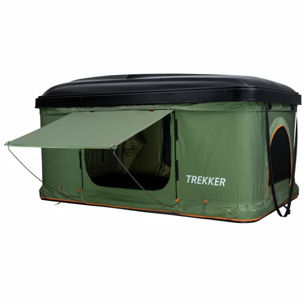 Trekker Rooftop tent Hut M, green - Image 2