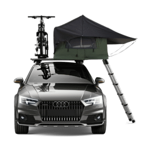 Thule Foothill Rooftop Tent mounted on vehicle