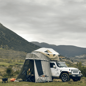 Thule Approach L Rooftop Tent mounted on vehicle