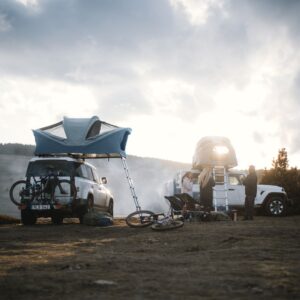 Thule Approach S Rooftop Tent mounted on vehicle