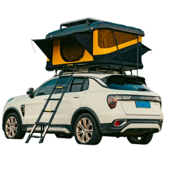 Naturnest Orion Mini Hard Shell Rooftop Tent mounted on SUV