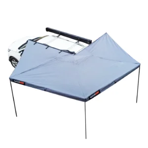Naturnest Wall Room attached to 270 Car Awning Plus on SUV