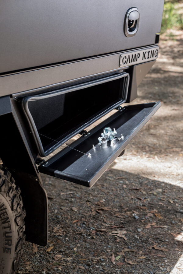 Camp King Offroad Aluminium Ute Tray mounted on 4WD vehicle