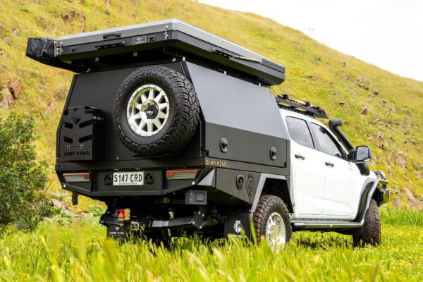 Camp King Industries Aluminium Ute Canopy mounted on a vehicle