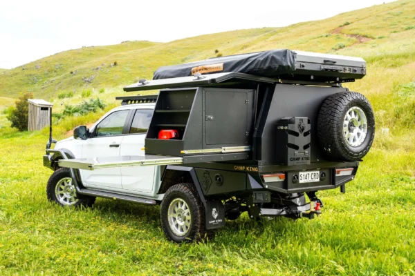 Camp King Industries Aluminium Ute Canopy mounted on a vehicle