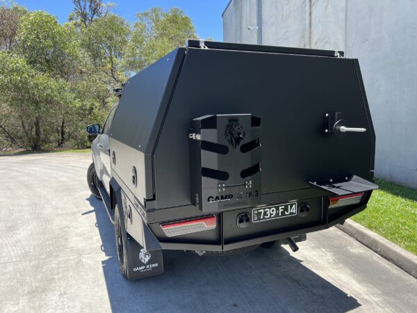 Camp King Industries Aluminium Ute Canopy mounted on a vehicle
