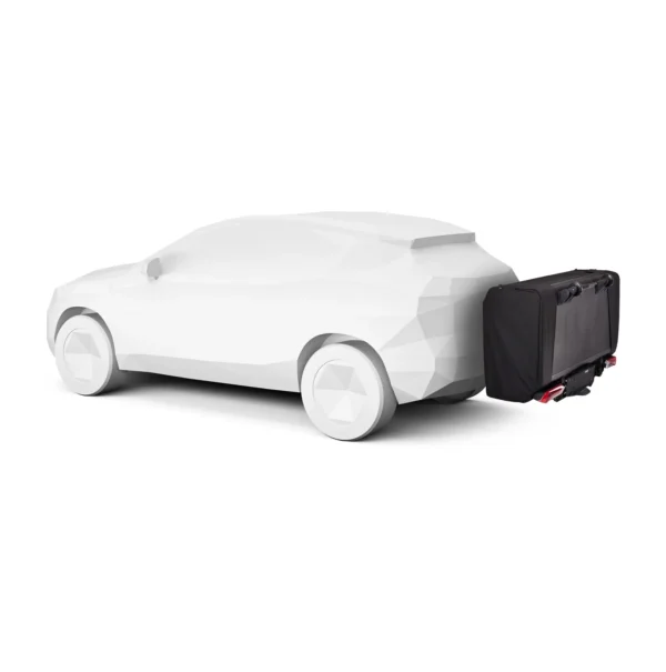 Thule Outset Towbar-Mounted Car Tent attached to vehicle