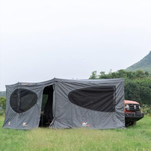 Naturnest Sirius 1 Clamshell Annex Room attached to vehicle
