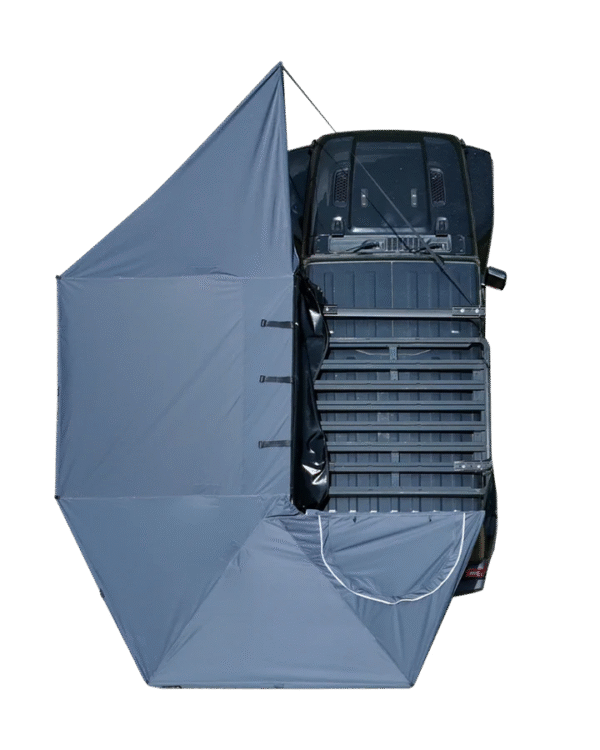 Naturnest Sirius 1 Plus Clamshell Rooftop Tent mounted on SUV