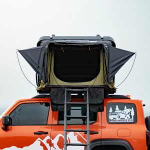 Naturnest Sirius 1 Plus Clamshell Rooftop Tent mounted on SUV