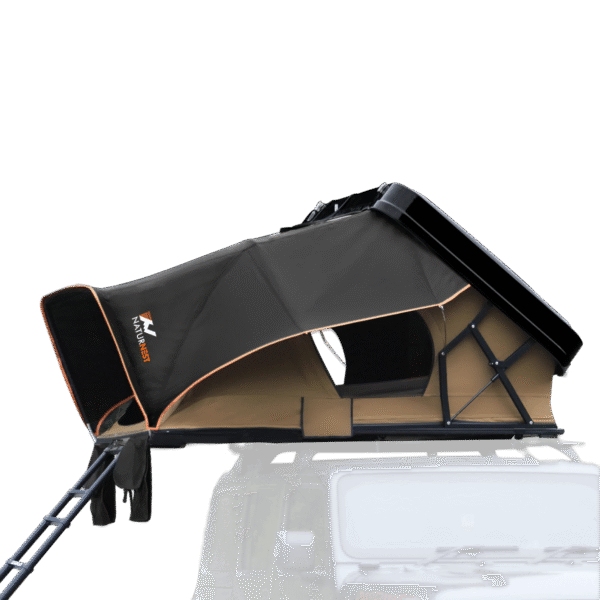 Naturnest Polaris 1 Triangle Rooftop Tent mounted on SUV